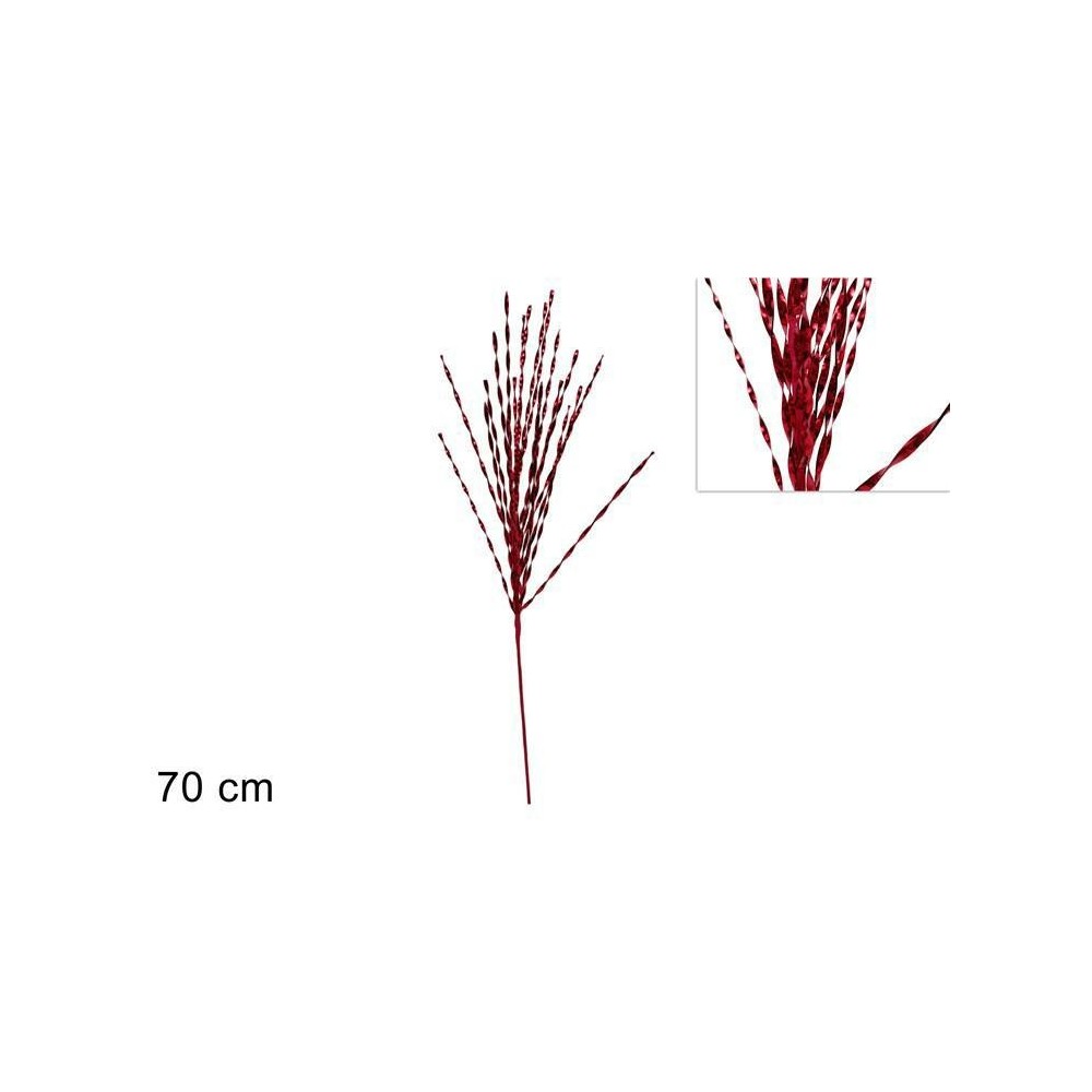 STELO PENDENTE FILI LAMINATI 70CM ROSSO